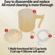 thumbnail image 4 of Bewildely Vaso de plástico ABS para personas mayores con y tapa de viaje, antiderrames. Cocina y Comedor B, 4 of 6