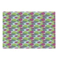 thumbnail image 1 of Exotic Cutting Board, Repeating Botanical Pattern with Tropic Plants Leaves, Decorative Tempered Glass Cutting and Serving Board, in 3 Sizes, by Ambesonne, 1 of 2