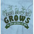 thumbnail image 2 of Sow Grow Garden Life Gardening Green Women's T Shirt Ladies Tee Brisco Brands M, 2 of 6