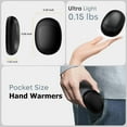 thumbnail image 4 of BN-LINK Magnetic Hand Warmers Rechargeable 2 Pack, Electric Hand Warmers With 3 Temperature Settings, Portable Pocket Heater For Winter & Outdoor, 4 of 7