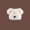 thumbnail image 2 of Luxalzxs Plush Dog Ears Beanie Hat for Women Cute Faux Fur Animal Hat Winter Cap Warm Skull Cap Outdoor Ski Slouchy Hat, 2 of 2