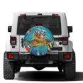 thumbnail image 2 of Dujiea Marine Funny Sea Turtle Fish - Funda Universal Para Neumáticos De Repuesto A Prueba De Polvo, Protectores De Neumáticos Para Remolques, Rv, Furgonetas, Suv, Camiones, Campistas Y Muchos Vehícul, 2 of 5