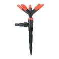 thumbnail image 2 of Aspersor de césped, con sistema de riego de jardinería ajustable de 5 brazos con rotación de, 2 of 8