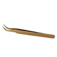 thumbnail image 1 of Electronic Tweezers, Tweezers Fine Curved Tip Aluminium Alloy High Strength Antimagnetic  For Working Gold, 1 of 8