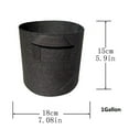 thumbnail image 3 of kladzum 1/2/3/5/7 Gallon-bag Planting Bag Heavy Thickened Nonwoven Plant Fabric Pot with Handles, Planting Bags, Gardening Supplies, 3 of 4