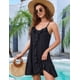 thumbnail image 4 of Vestido con Tirantes Finos para Mujer, Ideal para Vacaciones. Negro S, 4 of 8