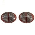 thumbnail image 4 of Red and Black Dragon Inspired Oval Glass Eyes, 4 of 5