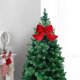 thumbnail image 1 of Christmas Velvet Bow Ornament Red Flocking | Classic Wide-Loop Tree Topper or Gift Decor | High-Density Cloth | Soft Matte Finish | Easy-Hang Loop | Lightweight | Multiple Sizes 31x23x6cm, 1 of 6