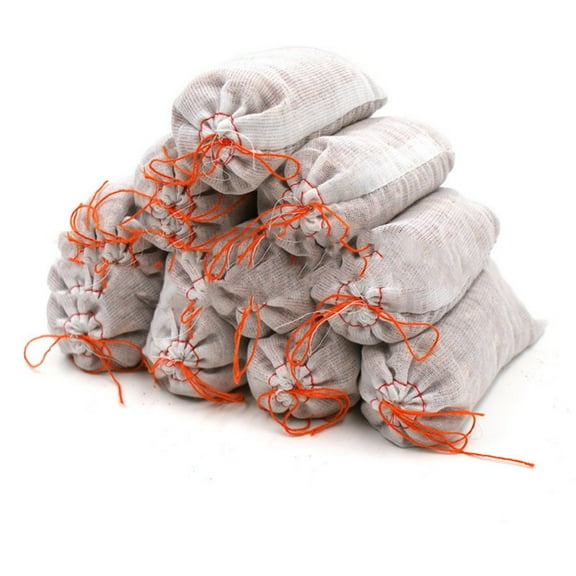 Trianu 10 Pack Cedar Sachets Bags, Red Cedar Chips Sachets for Shoes Clothes Storage, Closet and Drawers Fresh Scents, Home Fragrance Sachet