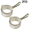 thumbnail image 1 of 2Pcs/Set Anti-Wrap Flag Pole Rotating Mounting Rings Grommet Clip Attachments for 1Inch Diameter Flagpole Fixing Tool, 1 of 8