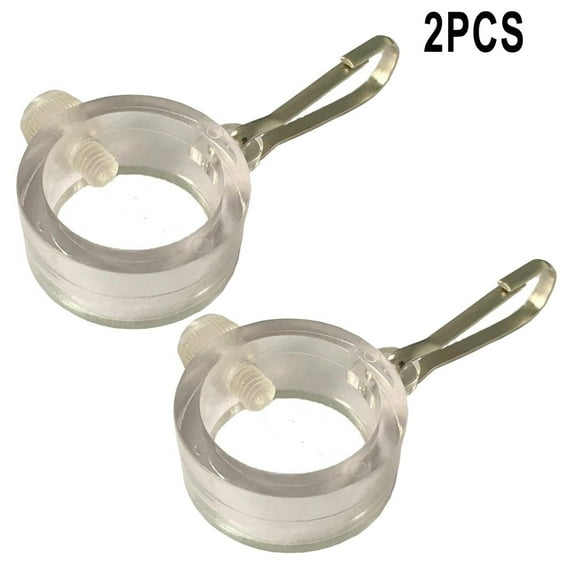 2Pcs/Set Anti-Wrap Flag Pole Mounting Rings Grommet Clip Attachments