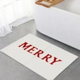 thumbnail image 3 of Christmas Rug | Merry And Cozy | Imitation Area Rug With Raised Design Comfy Throw Blankets Big Living Room Rug Blanket Rug Soft Stone And Beam Throw Blanket Knot Thrown Blanket Carpets And Rugs Area, 3 of 3