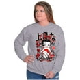 thumbnail image 5 of Kanji Style Betty Boop Classy Chic Women Crewneck Sweatshirt Brisco Brands S, 5 of 6