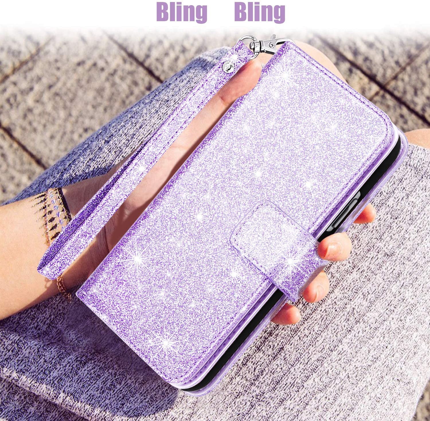 glitter wallet