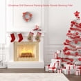 thumbnail image 4 of DIY 5D diamante pintura calcetín de Navidad árbol de Navidad decoración luminosa fiesta decoración FLhrweasw Nuevo, 4 of 6