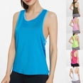 thumbnail image 6 of YAYUBA Workout Tops Women's Sleeveless I Shaped Candy Colored Loose And Breathable Running Yoga And Fitness Wear Sleeveless Gym Clothes, 6 of 6