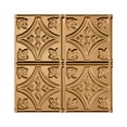 thumbnail image 1 of Fasade Easy Installation Traditional 1 Polished Copper Glue Up Ceiling Tile/ Ceiling Panel (12" X 12" Sample), 1 of 3