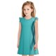 thumbnail image 1 of Balery a Teal Ribbonin Camisón de princesa para niñas, pijama de algodón con mangas abullonadas, suave y bonito.-Large, 1 of 6