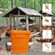 thumbnail image 5 of Puertos de comedero para pollos, kit de alimentación por gravedad, alimentador de aves de corral de PVC, 4 puertos con sierra perforadora, sin desperdicio, apto para cubos, barriles, contenedores, a p, 5 of 5
