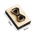thumbnail image 3 of veasfak Multh-Purpose DIY Cutting Wooden Dies Leather Crafts Tools Small, 3 of 8