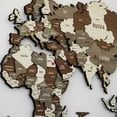 thumbnail image 6 of ColorfullWorlds 3D Multilayered Wooden Map on Metal Base, Ready to Hang World Map, Wood Wall Art Map For Home & Kitchen or Office (Large), 6 of 8