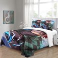 thumbnail image 4 of Ghost Slayer Bed Linen Set With Ultra Soft And Hypoallergenic Microfiber Duvet Cover 135*200 Cm, 4 of 5
