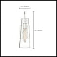 thumbnail image 6 of 60/6869 Nuvo Lighting Alondra-1 Light Wall Sconce in Traditional Style-4.75 Inches Wide by 17.25 Inches High-Polished Nickel Finish, 6 of 8
