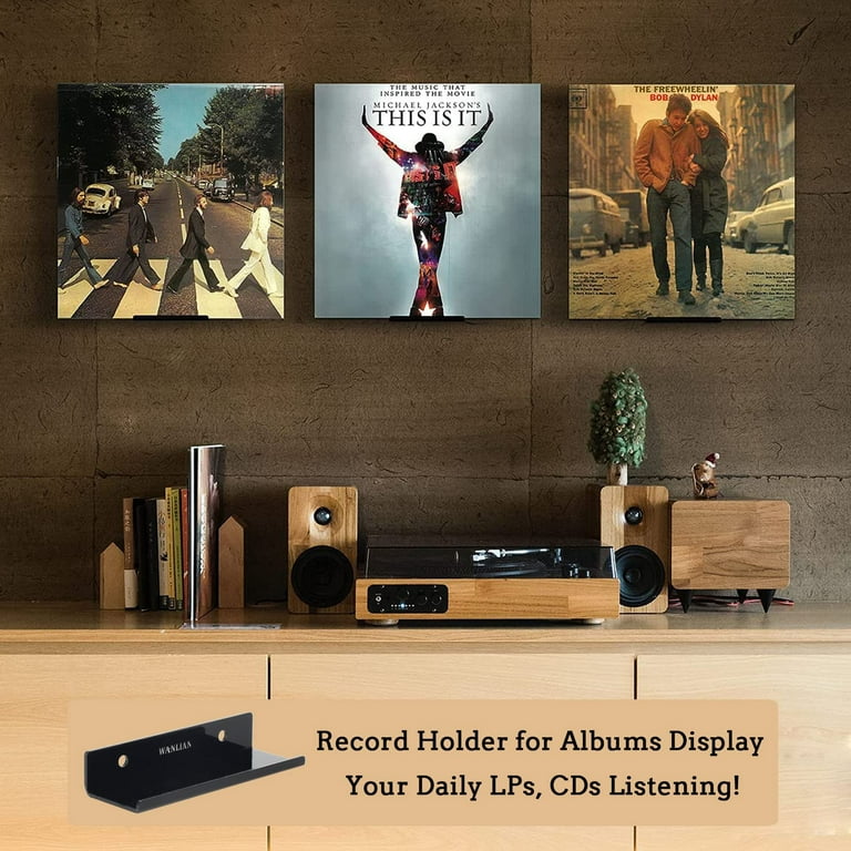 Vinyl Record Shelf Wall Mount Vinyl Holder Wall PET Album Record Holder  Display Your Daily LP For Home Decoration - AliExpress