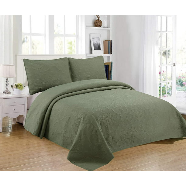 Oversize Bedspread Coverlet Bedding Set, Coverlets For Xl Twin Bed Set