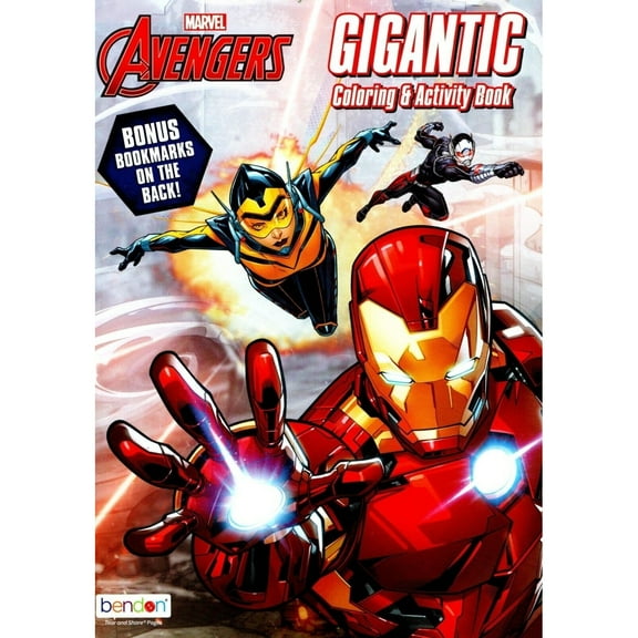 Avengers Gigantic Coloring and Activity Book for Kids Superhero Fun