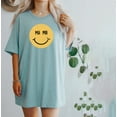 thumbnail image 3 of MAMA SMILEY HAPPY FACE Graphic Plus Short sleeve T-Shirt, 3 of 8
