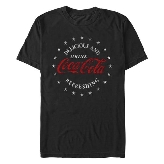 Men's Coca Cola Delicious and Refreshing  Graphic T-Shirt