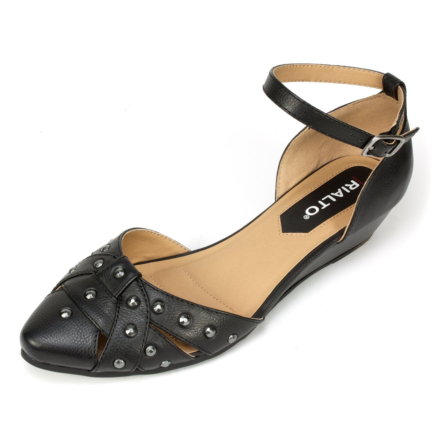 pointed strap shoes