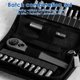 thumbnail image 5 of 22 in 1 Mini Ratchet Set, Multifunctional Mini Socket Ratchet Wrench Set, Anti-Slip Right Angle Screwdriver with 20 Bits and Storage Case for Auto Repairing and Household, 5 of 6