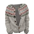 thumbnail image 5 of Cardigan Sweaters for Women Hemlock Cardigan for Cute Funny Xmas Open Front Button Sweater Long Sleeves Casual Knitted Outfits Sweater, 5 of 5