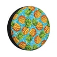thumbnail image 1 of Fotbe Pineapple Funda de Llanta de Repuesto con Estampado, Engrosada, Ajuste Universal para Jeep, Remolque, RV, SUV, Camión-14 inch, 1 of 6