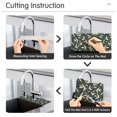 thumbnail image 5 of Yayeee Faucet Mat for Kitchen Sink 30" Diatomite Long Splash Guard Pad, Green Leaves, 2 Pack, 5 of 7