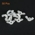 thumbnail image 3 of Unique Bargains M3 Wing Nuts Butterfly Nut Nylon White 50 Pack, 3 of 5