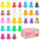 thumbnail image 1 of OFRYH Squishies de Pascua, 28 piezas, pelotas antiestrés con forma de conejo, 1 of 5