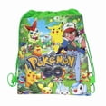 thumbnail image 2 of Pikachu non-woven fabric drawstring bag, birthday gift bag, drawstring bag, storage bag, schoolbag, 2 of 6