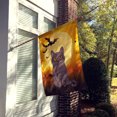 thumbnail image 2 of Carolines Treasures BB4443CHF Halloween Chartreux Chat Drapeau Toile Maison Taille, 2 of 4