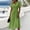 Green plus size wrap midi dress a1, variant on Women Plus Size V Neck Short Sleeve High Low Wrap Midi Dress Casual Elegant Travel Flowy Summer Dresses, Gray M