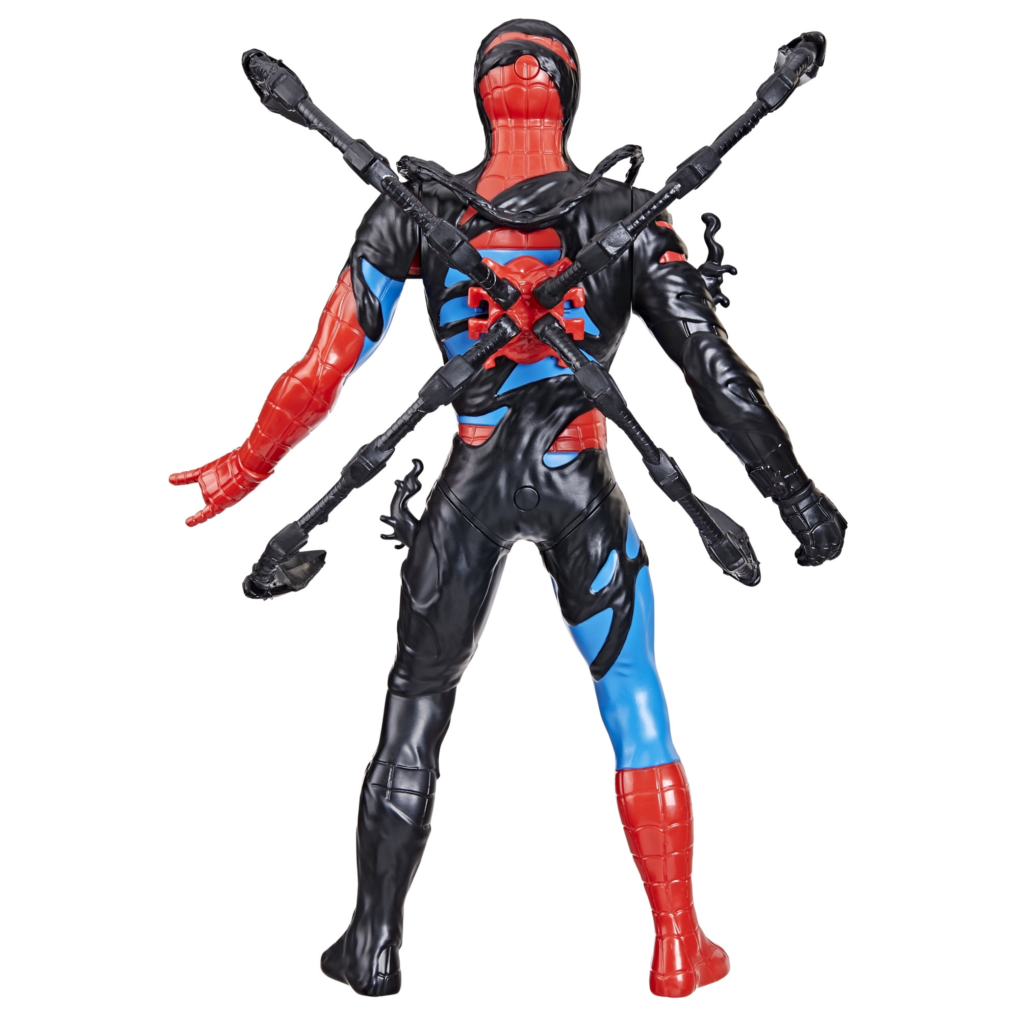 Marvel Spider-Man VenomVersus Spider-Man Liquid Shifter Figure with Accessories, 11”, Ages 4+