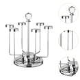 thumbnail image 2 of Estante de secado de 6 tazas organizador de acero inoxidable para copas de vino Strade Fareast Limited Plata, 2 of 8