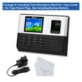 thumbnail image 2 of 2.8inch TCP/IP Wifi Biometric Fingerprint Time Attendance System Machine Employee Office Fingerprint USB Time Clock, 2 of 9