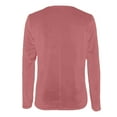 thumbnail image 4 of Womens Long Sleeve Tops Velvet Shirts For Cowl Neck Pleated Tops Elegant Fall Ruched Long Sleeve Blouse T Shirts For Women, 4 of 7