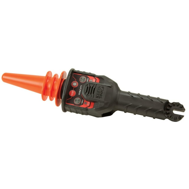 Klein Tools HVNCVT-1 Probador de alto voltaje sin contacto de doble rango Indicadores audiovisuales de doble rango Resistente al agua con estuche y batería