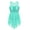 Mint Green, variant on Kids Girls Sleeveless Sequins Ballet Leotard Tutu Dress for Lyrical Modern Dance Performance Mint Green 6