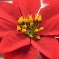 thumbnail image 3 of Flor de Navidad para la decoración de la boda en el hogar álbum de recortes DIY Árbol de Navidad de seda, 3 of 6