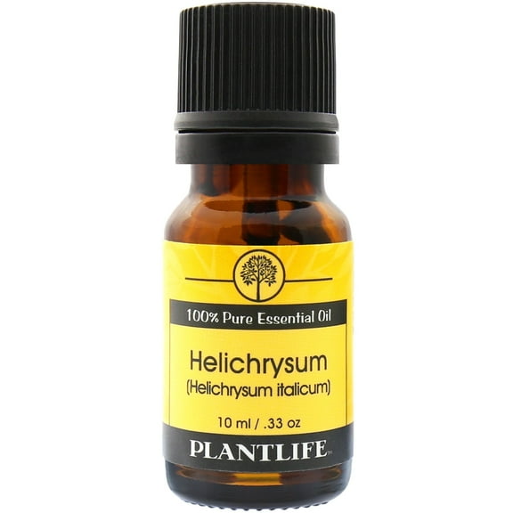 Plantlife Helichrysum Aromatherapy Essential Oil - Straight From The Plant 100% Pure Therapeutic Grade - No Additives or Filters - 10 ml